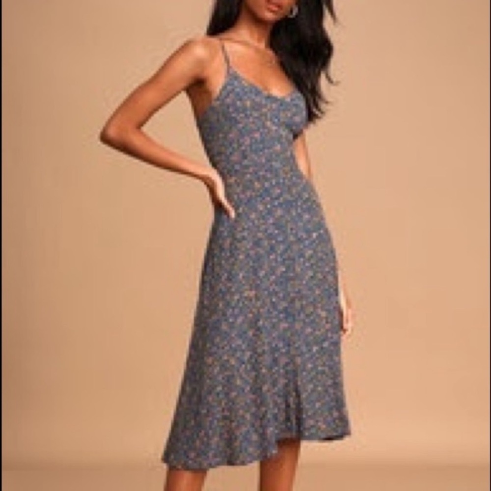 Lulus Midsummer Floral Dress